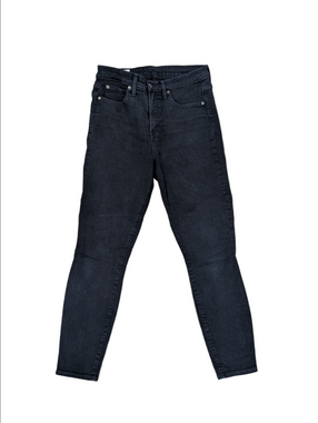 Gap Women's Black Jeans True Skinny High Rise size 29 Regular